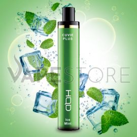 HQD CUVIE PLUS 1200 PUFFS ICE MINT DISPOSABLE POD VAPE