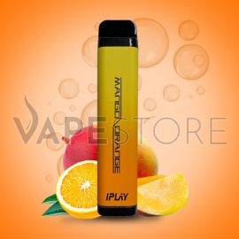 IPLAY 3 IN 1 2000 PUFFS MANGO ORANGE DISPOSABLE POD VAPE