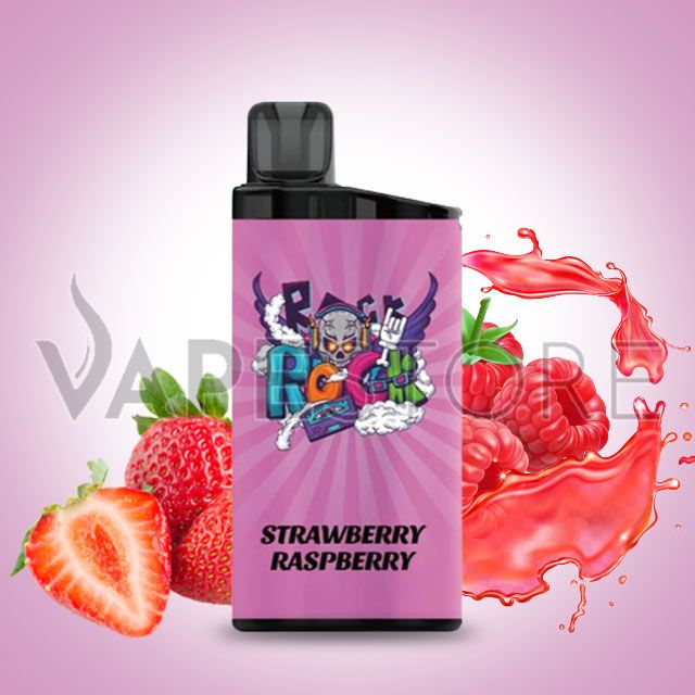 IGET BAR 3500 PUFFS STRAWBERRY RASPBERRY DISPOSABLE VAPE