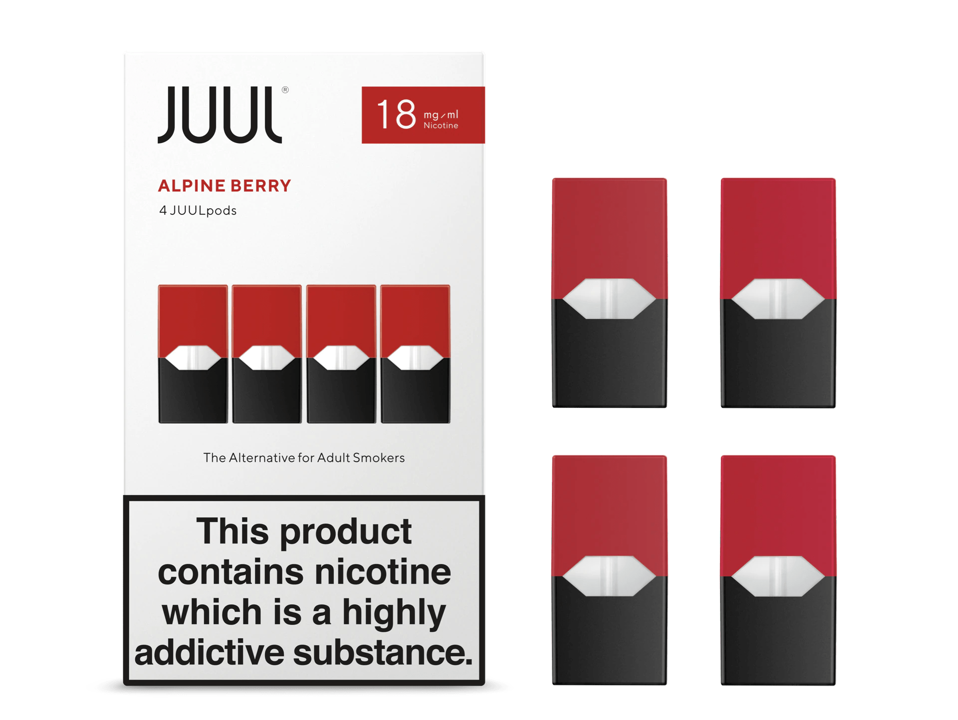 JUUL PODS ALPINE BERRY 4 PACK