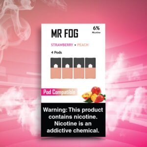 MR FOG PODS PACK OF 4 STRAWBERRY + PEACH