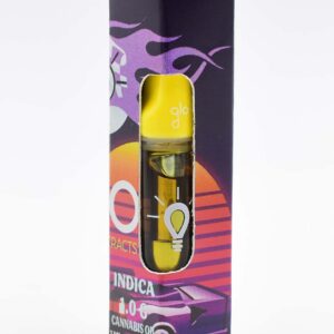 Glo x Polka Dot: Premium Cannabis Extract Cartridges Purple Octane