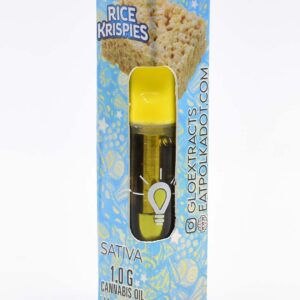 Glo x Polka Dot: Premium Cannabis Extract Cartridges Rice Krispies