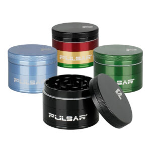 Pulsar Solid Top Aluminum Grinder – GR762 – 4pc / 2″