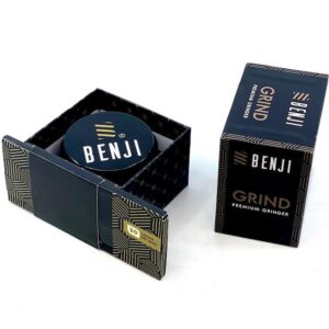 Benji GRIND – Aluminum Grinder + Booklet