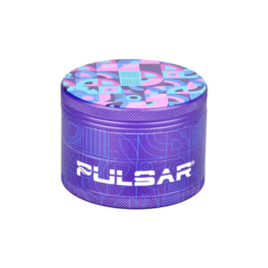 Pulsar Design Series Grinder with Side Art – Candy Floss / 4pc / 2.5″