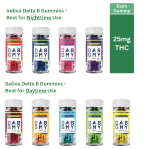 Delta-8 THC Gummies (25mg) Indica | Sativa