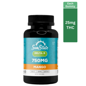 Delta 9 THC Live Rosin Infused Gummies (25mg) | Sativa (Uplift & Focus)