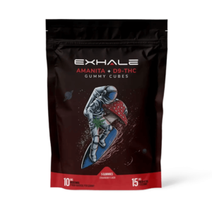 Amanita Muscaria Mushroom Gummies + D9 – Strawberry