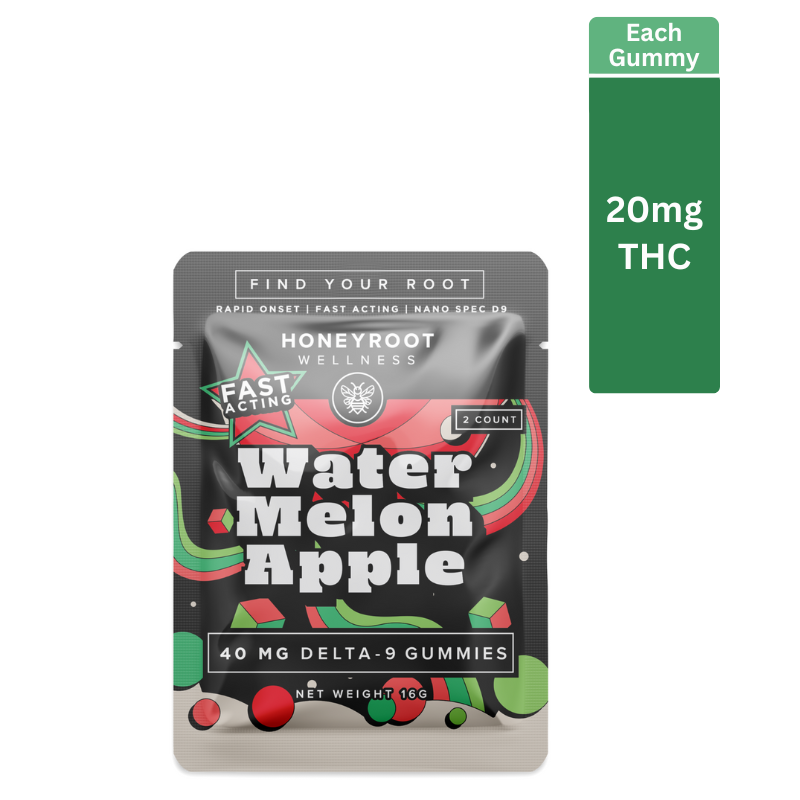 Fast-Acting Delta 9 Gummies (40mg)