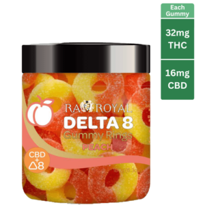 RA Royal Delta 8 THC + CBD Gummies