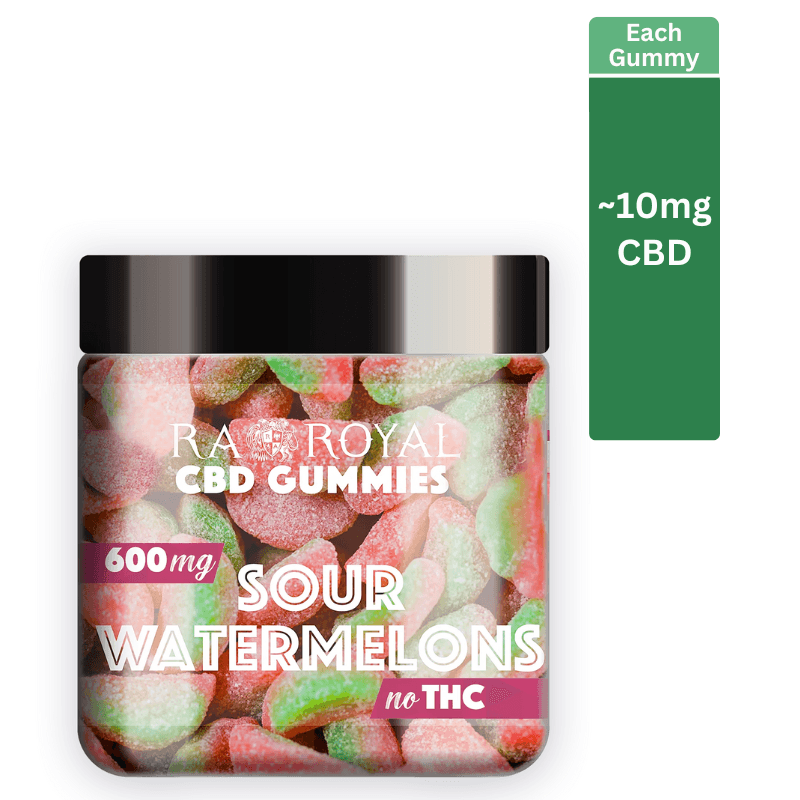 RA Royal CBD Watermelon Gummies (~10mg/gummy) - Image 4