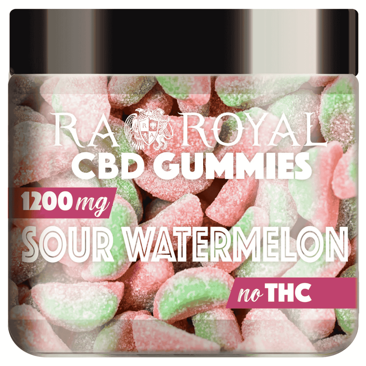 RA Royal CBD Watermelon Gummies (~10mg/gummy) - Image 2