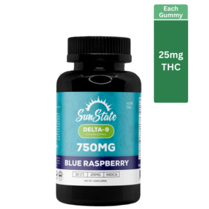 Delta 9 THC Live Rosin Infused Gummies (25mg) | Indica (Rest & Relaxation)