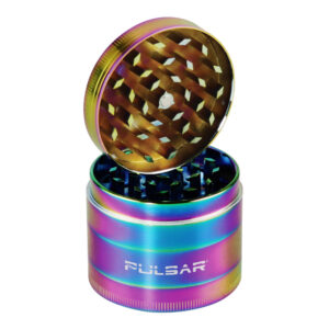 Pulsar Anodized Zinc Grinder – 4pc / 2.2″ / Chameleon