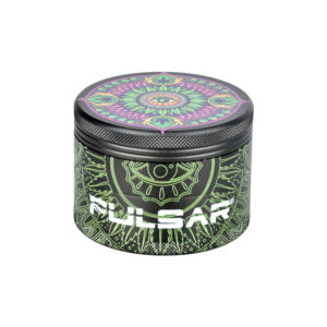 Pulsar Design Series Grinder with Side Art – Hemp Mandala / 4pc / 2.5″
