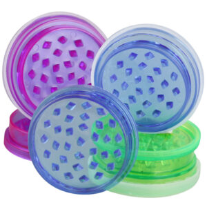 2.5″ Acrylic 2pc Grinder w/ Storage – Colors Vary