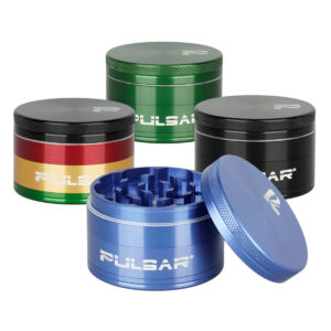 Pulsar Solid Top Aluminum Grinder – GR761 – 4pc / 2.25″