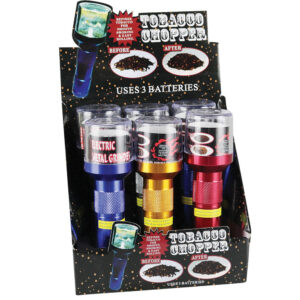 6PC DISPLAY – Handheld Electric Grinder – 5.75″ / Asst Colors