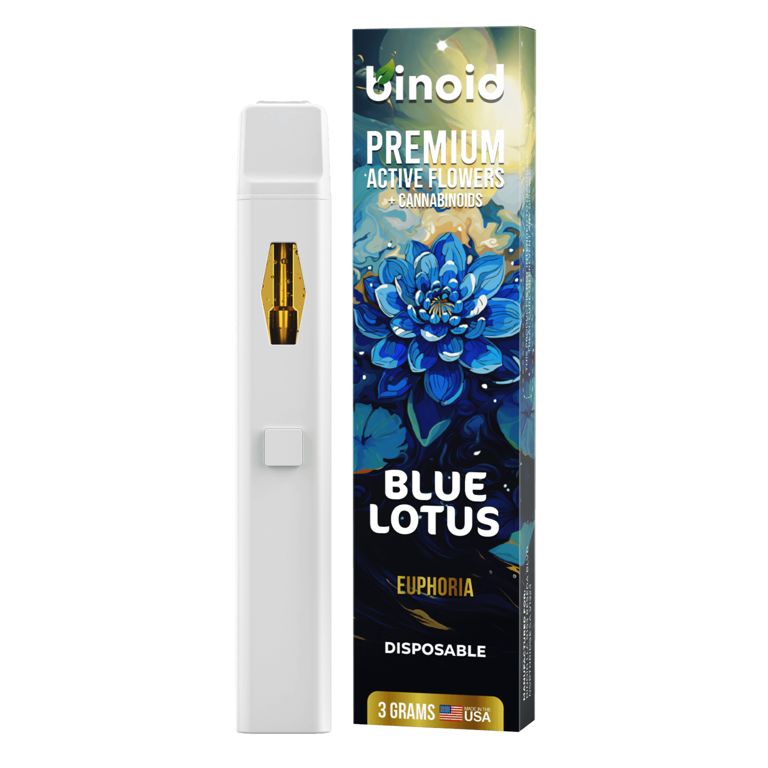 BLUE LOTUS DISPOSABLE VAPE – 3 GRAM
