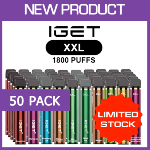IGET XXL – 1800 PUFFS – 50 PACK